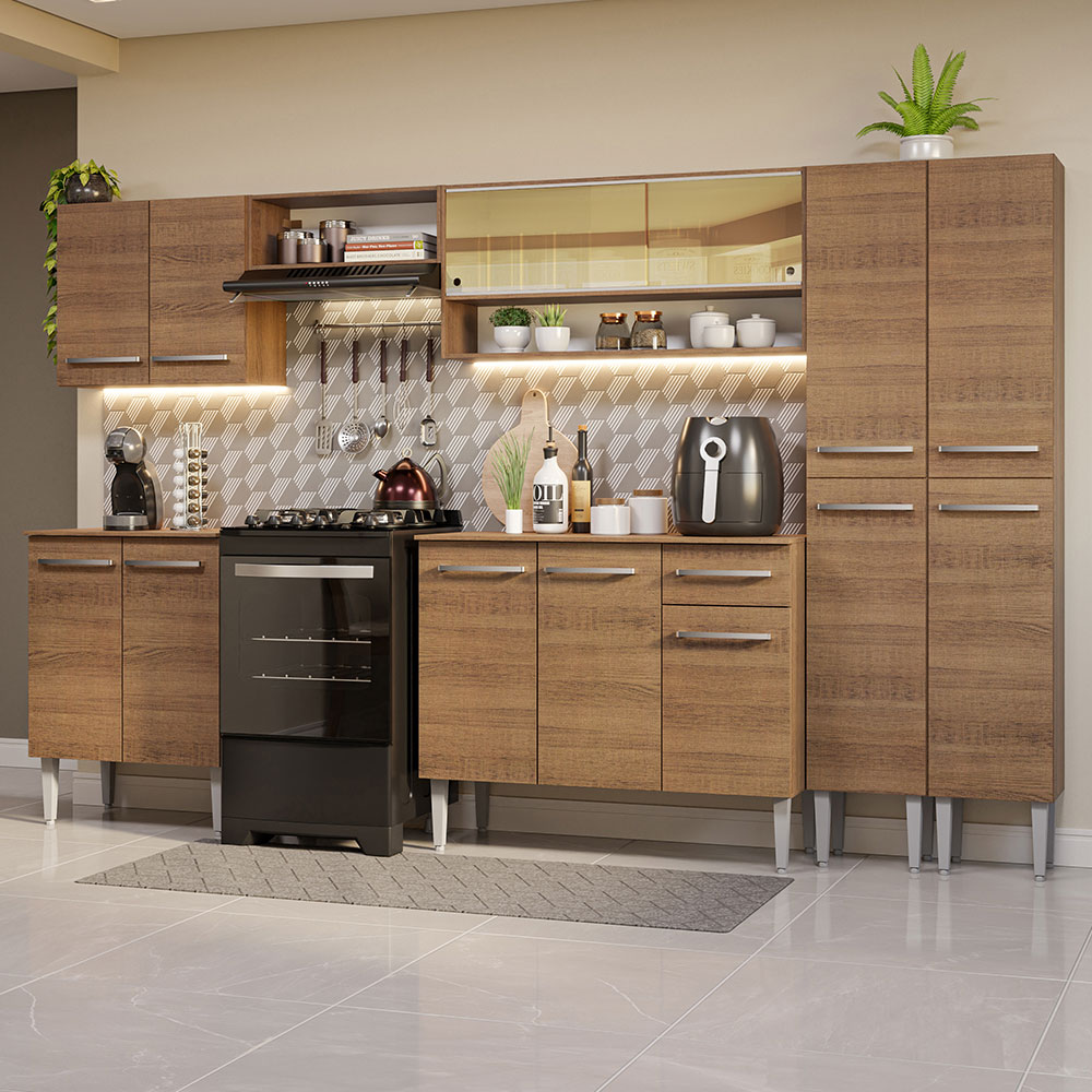 Cocina Integral Completa Modular Madesa Emilly 293cm MM 03