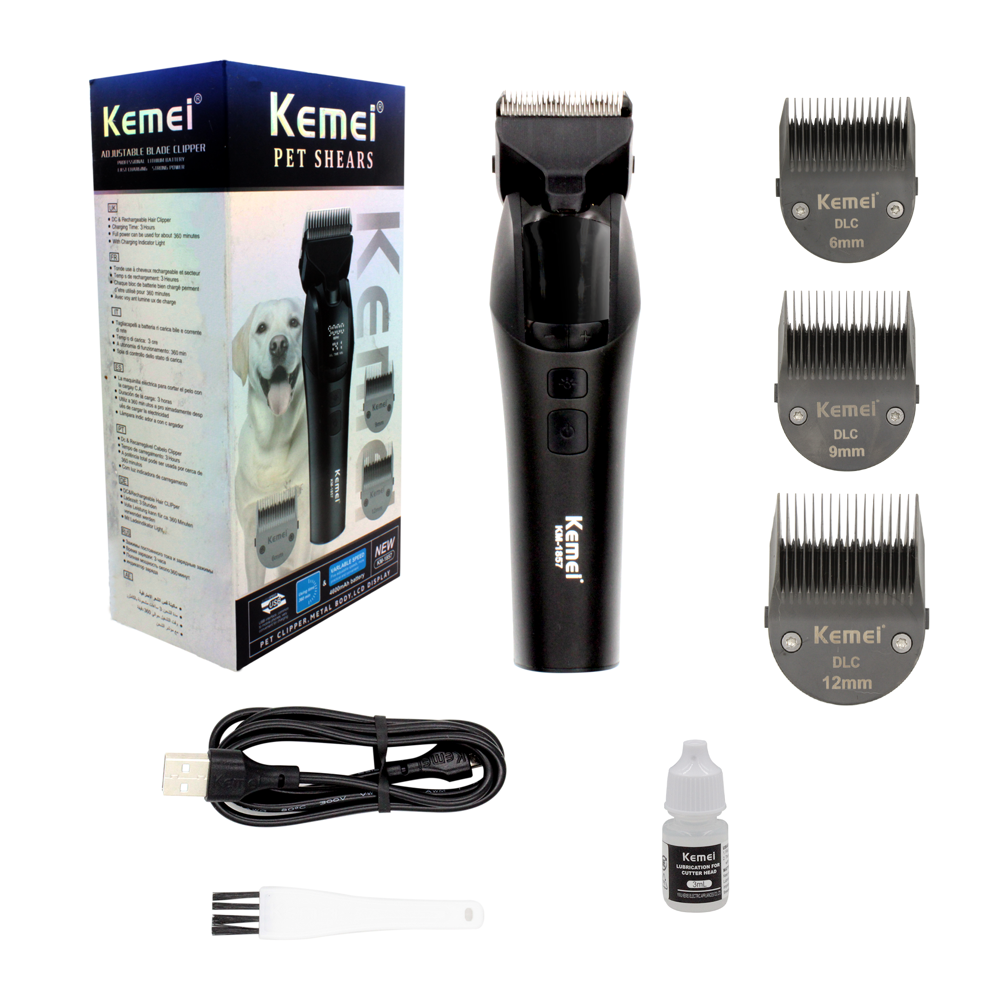 Kemei Maquina Electrica Para Cortar Cabello Kemei Máquina Para
