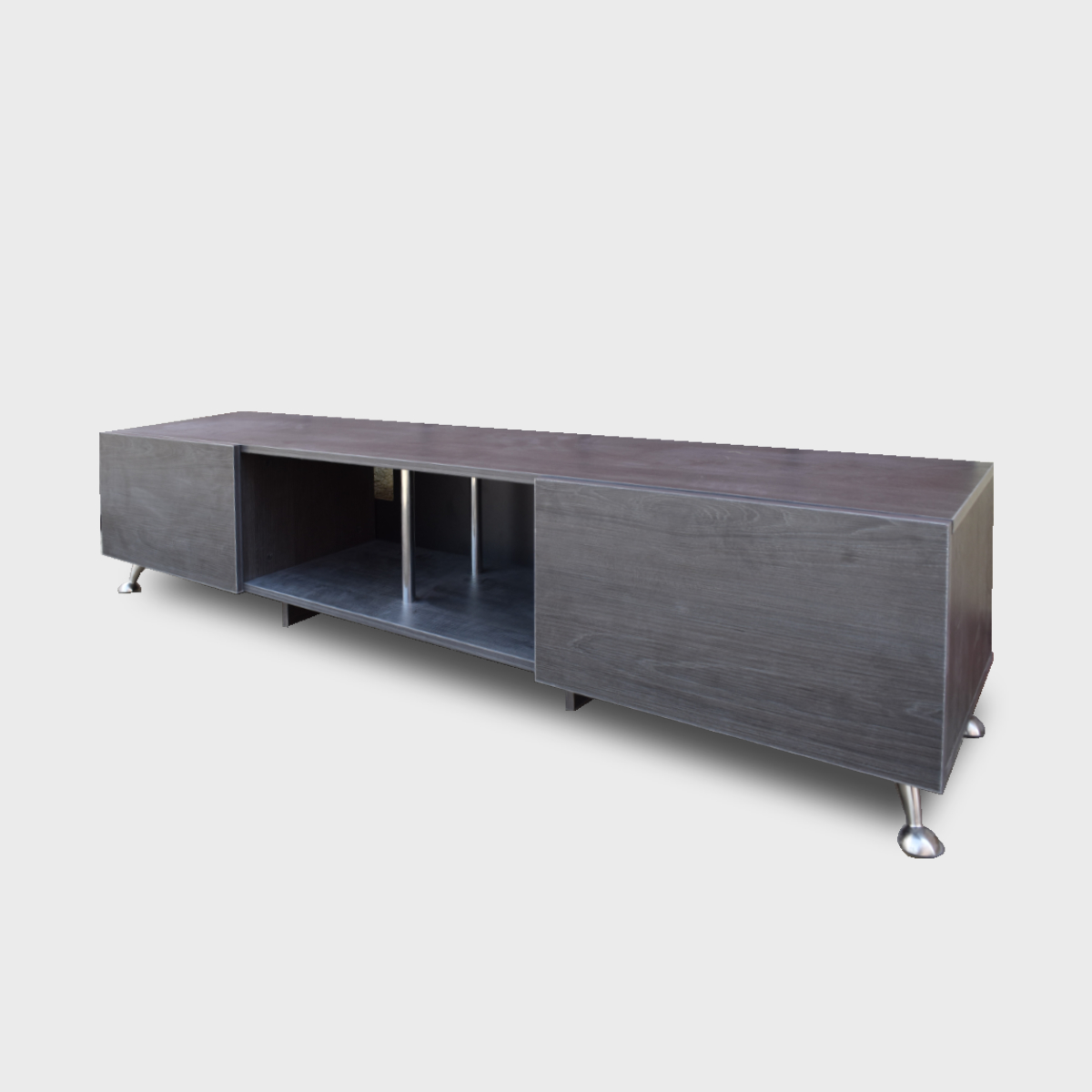  Mueble para TV de 90" London 200 mts  Minimalista y Practico Hogare Gris Storm 