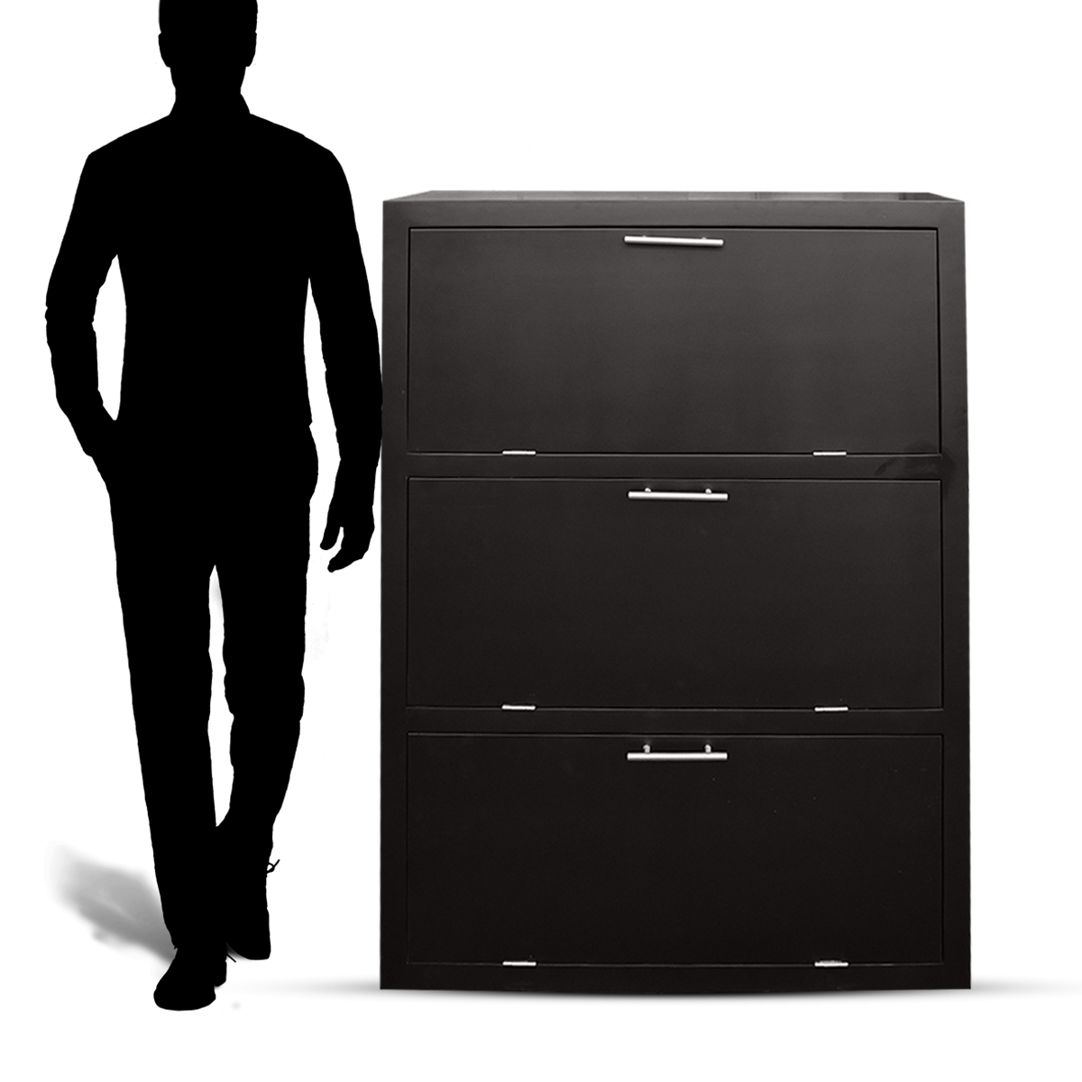 Mueble Zapatero Minimal Hogare Hasta 36 Pares O 24 Pares Chocolate 