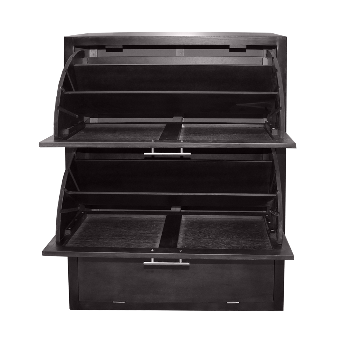 Mueble Zapatero Minimal Hogare Hasta 36 Pares O 24 Pares Chocolate 