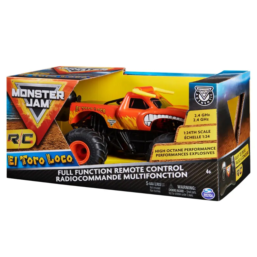 Coche de Control Remoto Spin Master Monster Jam Megalodon 1:25