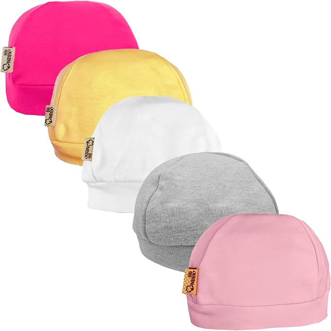 A Neek Cotton | Set Gorros para Bebes x6 Piezas