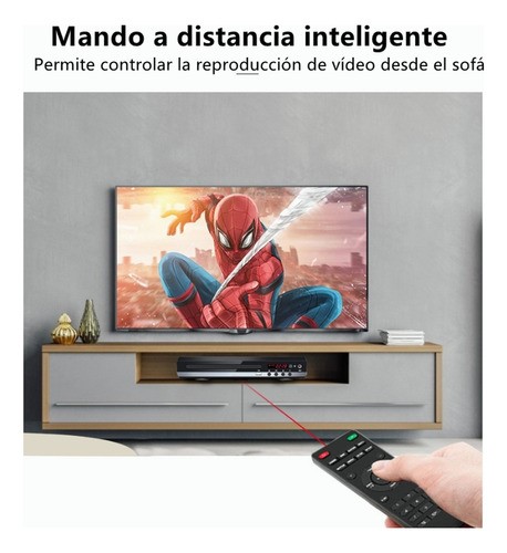 Reproductor De Dvd Hdmi Hd 1080p Para Tv Usb NEGRO