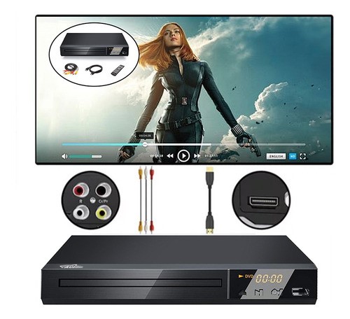 Reproductor De Dvd Para Tv Con Hdmi Hd 1080p