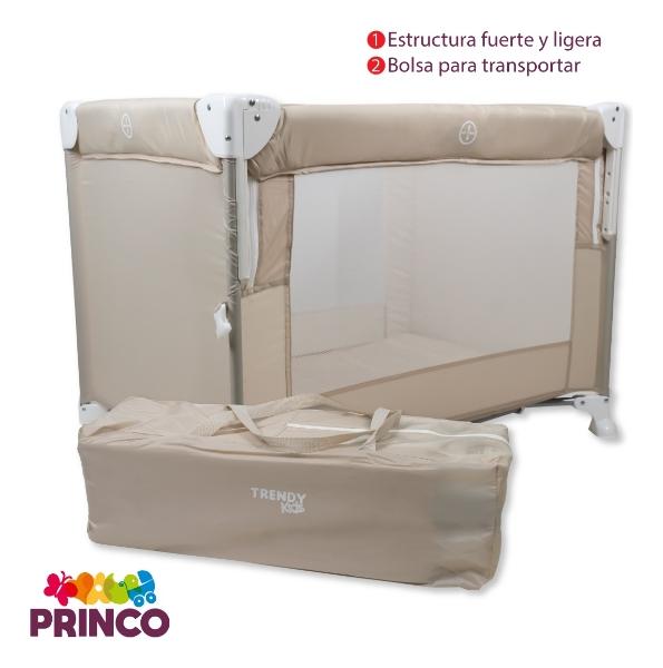 Cuna Corral Colecho Para Bebé Trendy Kids Kosleepy Plegable Beige