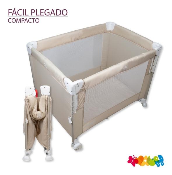 Cuna Corral Colecho Para Bebé Trendy Kids Kosleepy Plegable Beige