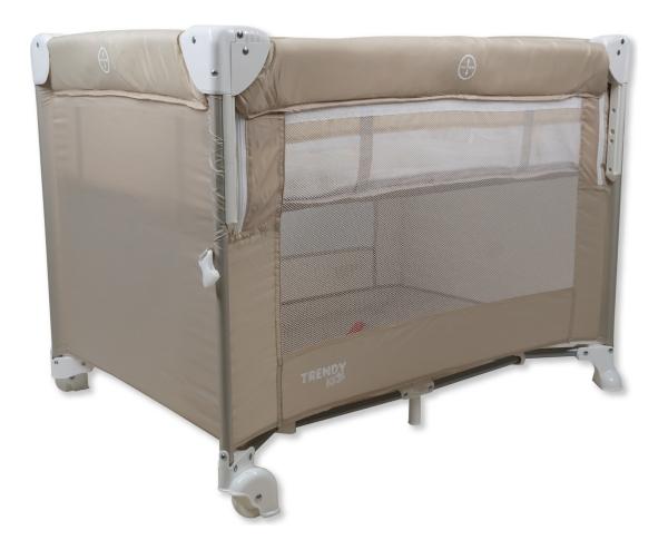 Cuna Corral Colecho Para Bebé Trendy Kids Kosleepy Plegable Beige