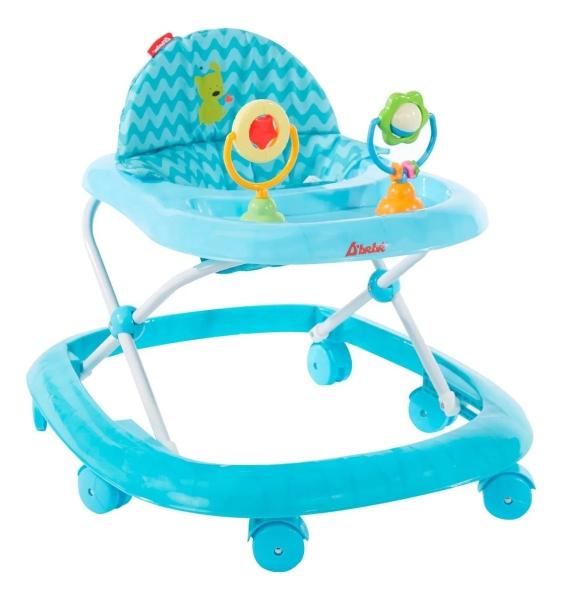 Andadera D Bebe Zoo Altura Ajustable Azul