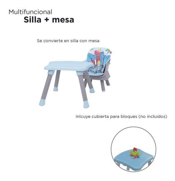 Silla Periquera D Bebe Grow With Me 4 En 1 Gris