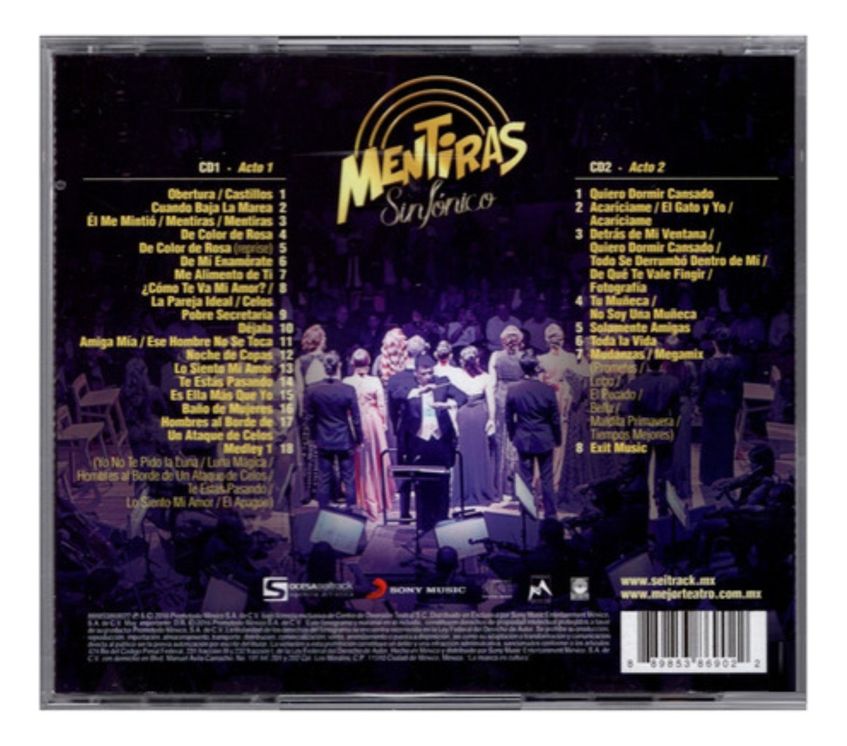 Mentiras - Sinfonico - 2 Cd