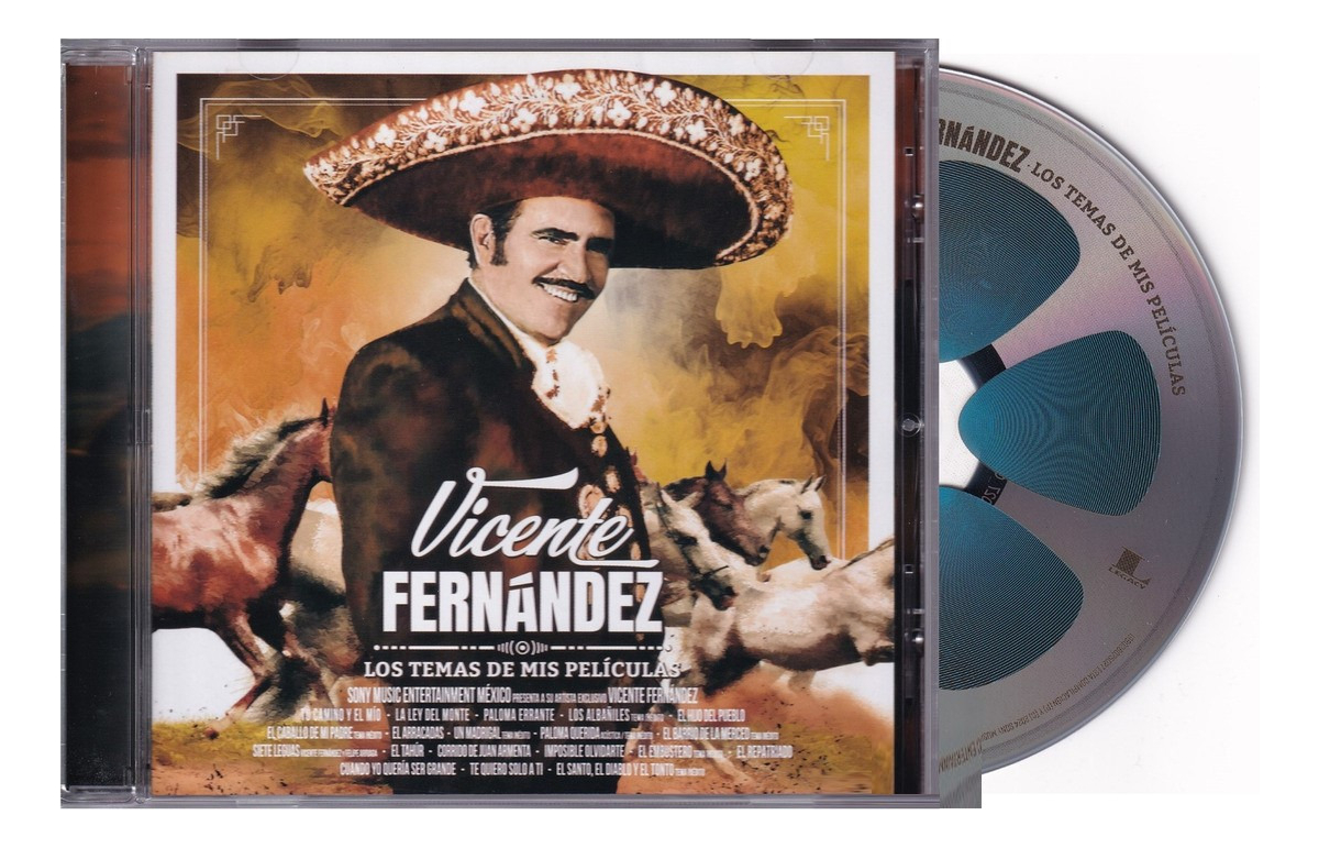 Vicente Fernandez Los Temas De Mis Peliculas Cd