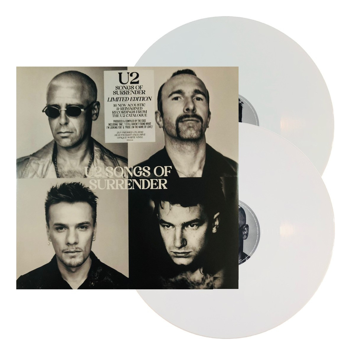 U2 Songs Of Surrender Blanco White 2 Lp Vinyl