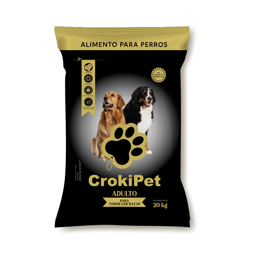 Alimento Para Perro Crokipet 20 Kg