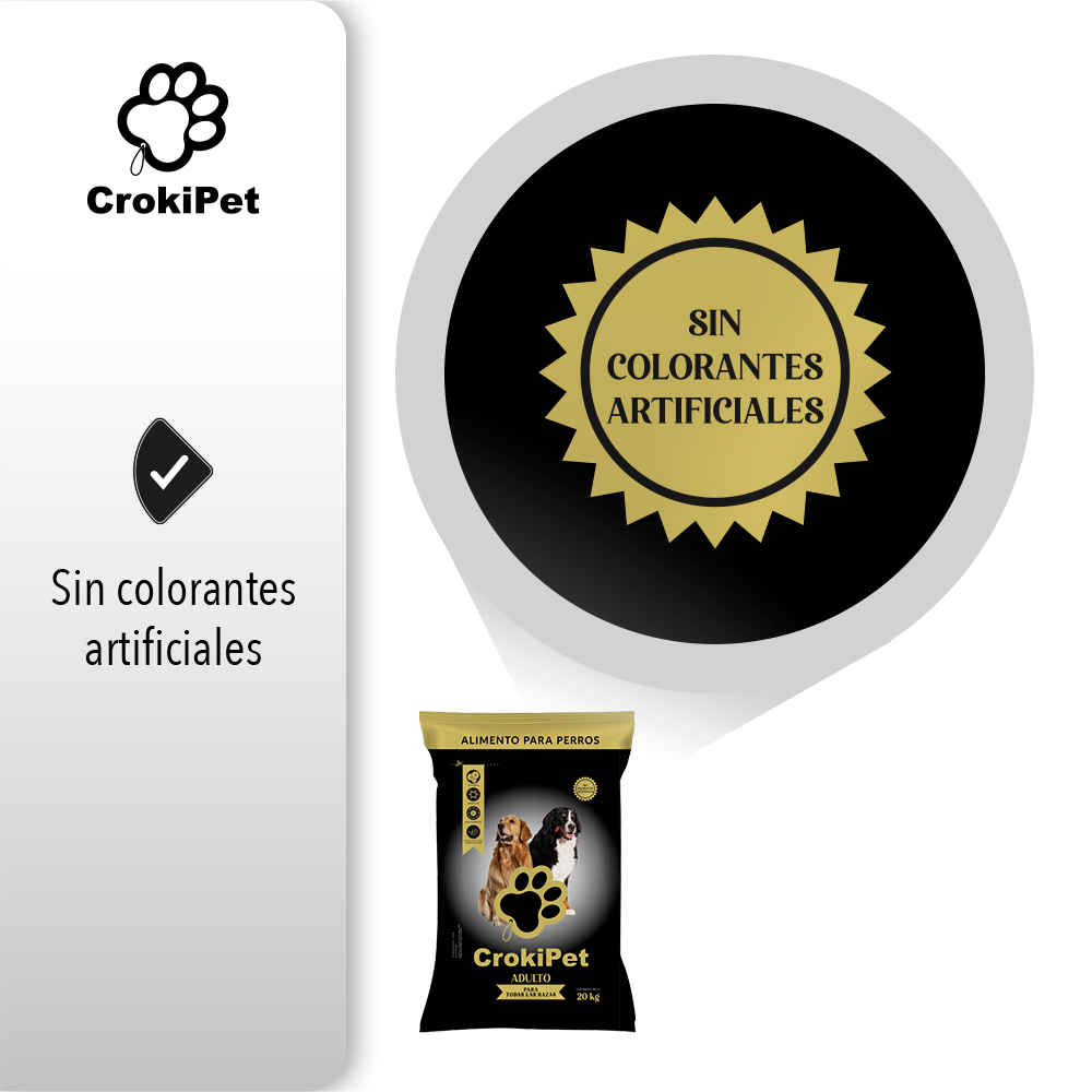 Alimento Para Perro Crokipet 20 Kg
