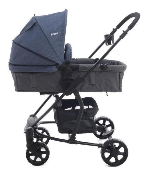 Carriola De Bebe Prinsel Prima Ts Portabebe/autoasiento Azul