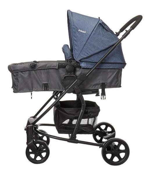 Carriola De Bebe Prinsel Prima Ts Portabebe/autoasiento Azul