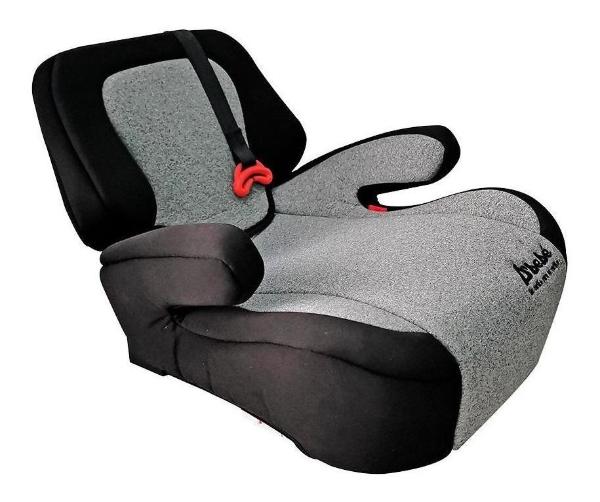 Autoasiento Booster D Bebe Safe Ride Plus Isofix 2 En 1 Negro-Gris
