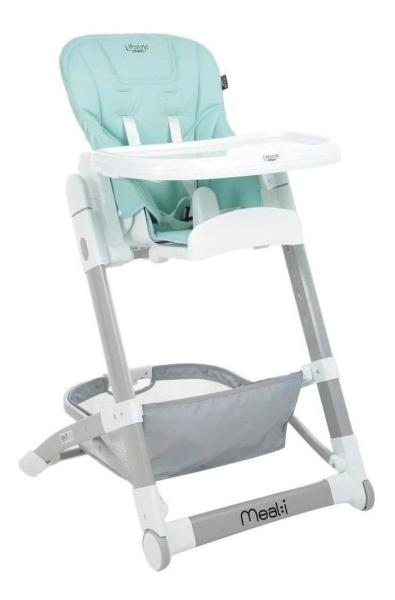 Silla Periquera De Bebe Infanti Meal-i Reclinable Posiciones Azul