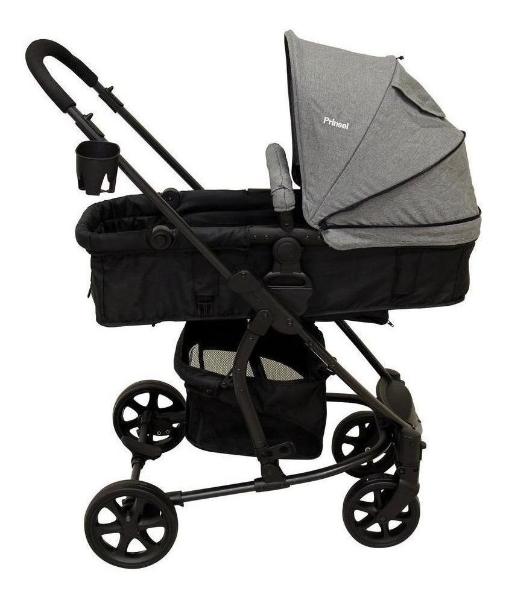 Carriola De Bebe Prinsel Prima Ts Portabebe/autoasiento Gris
