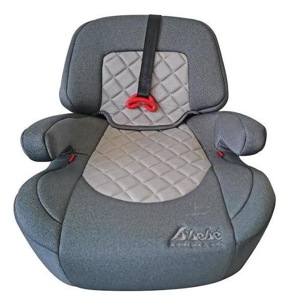 Autoasiento Booster D Bebe Safe Ride Plus Isofix 2 En 1 Gris