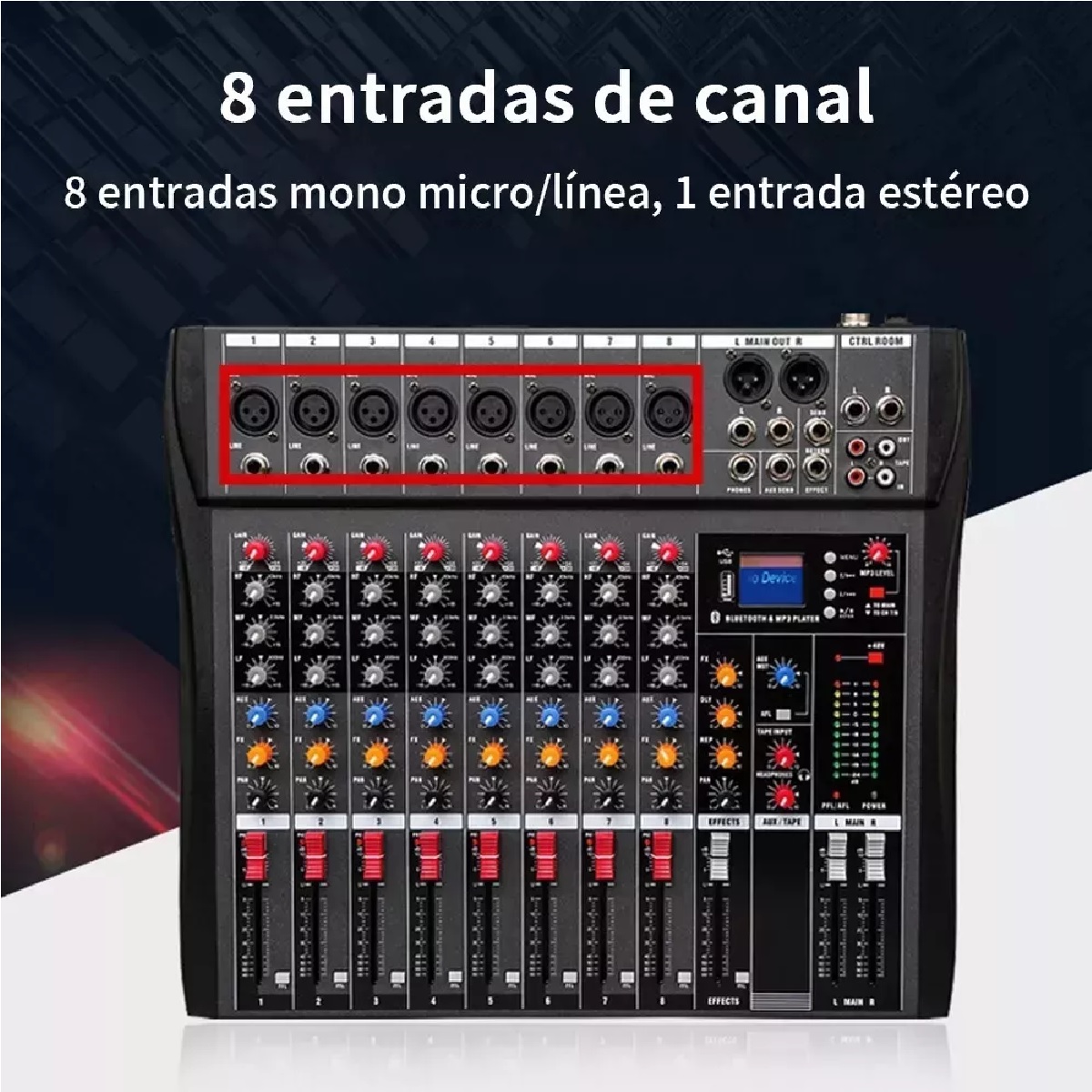 Consola de Mezcla CT-80S 100V/240V