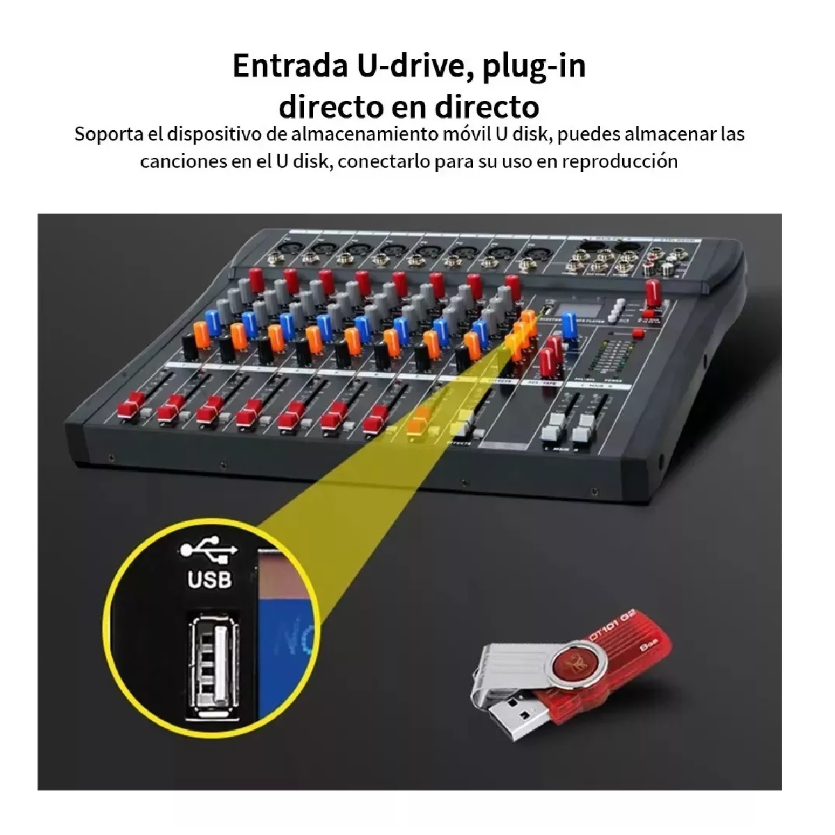 Consola de Mezcla CT-80S 100V/240V