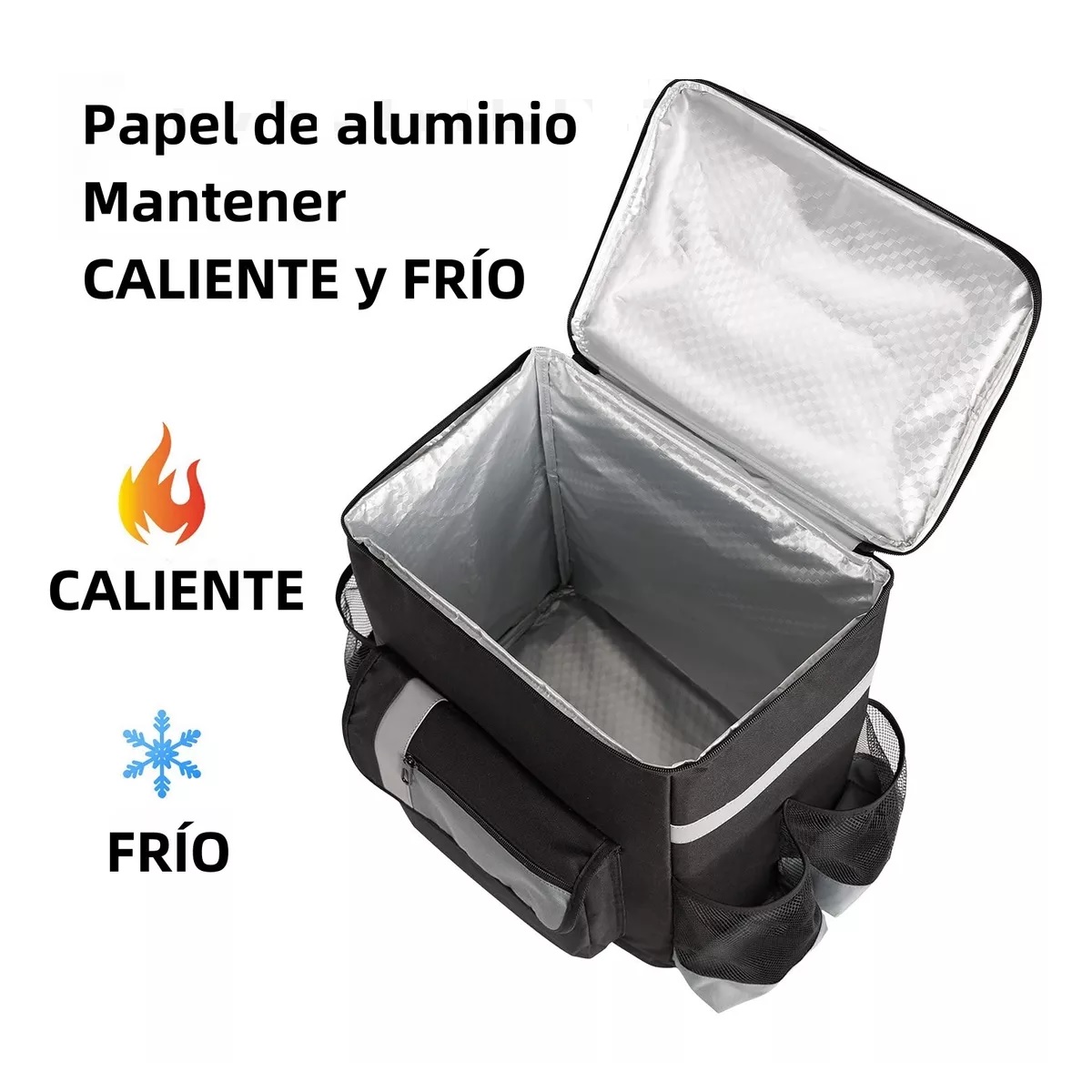 Mochila Repartidor Termica Impermeable Tipo Uber Eats Didi Rappi Delivery