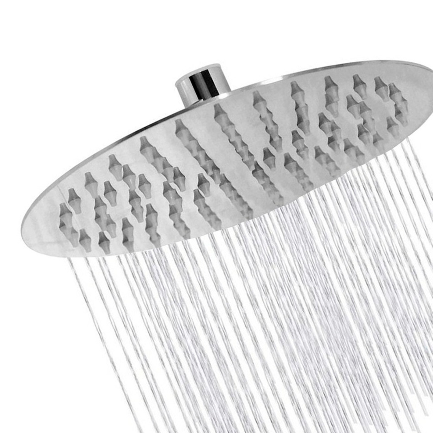 Regadera Redonda 15cm Cromada Espejo Baja Y Media Presión