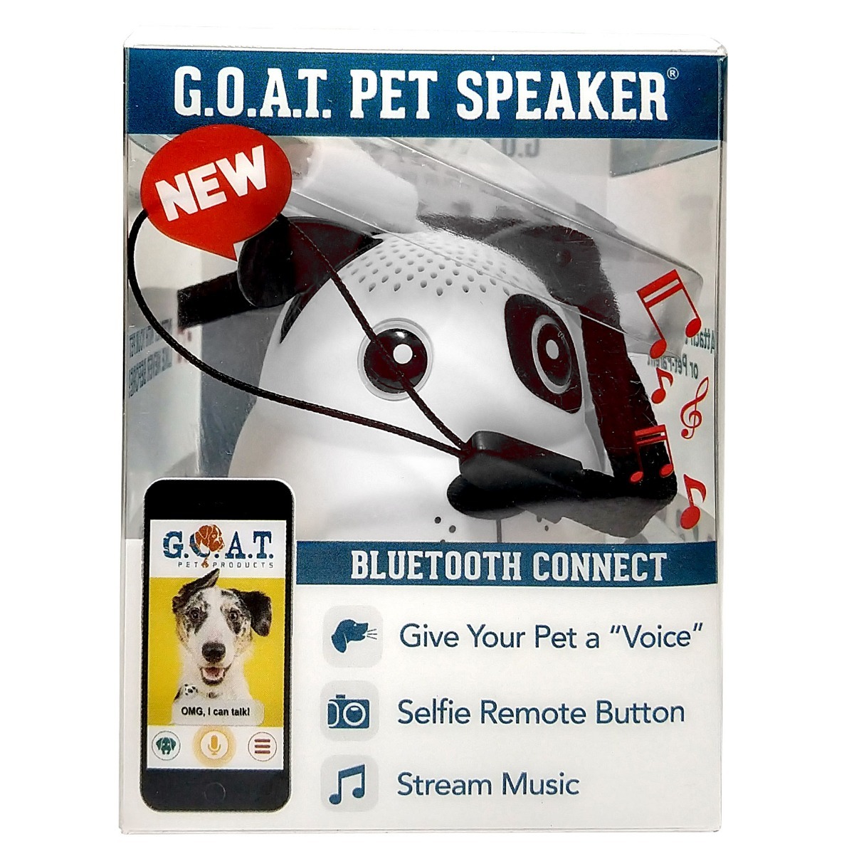Pet Speaker Altavoz Bluetooth Goat Perro Mascota
