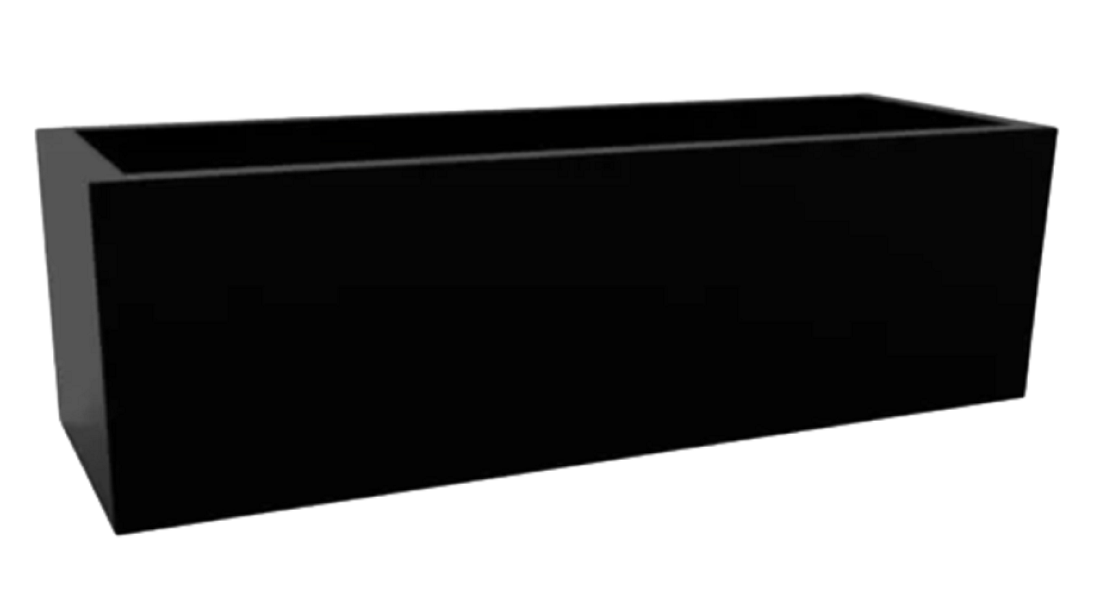 Maceta En Fibra De Vidrio 100x30x30 Jardinera Minimalista