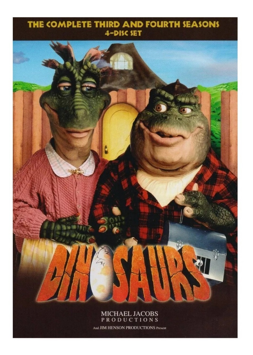 Dinosaurios Temporada 3 Tres Tercera & 4 Cuatro Cuarta Dvd