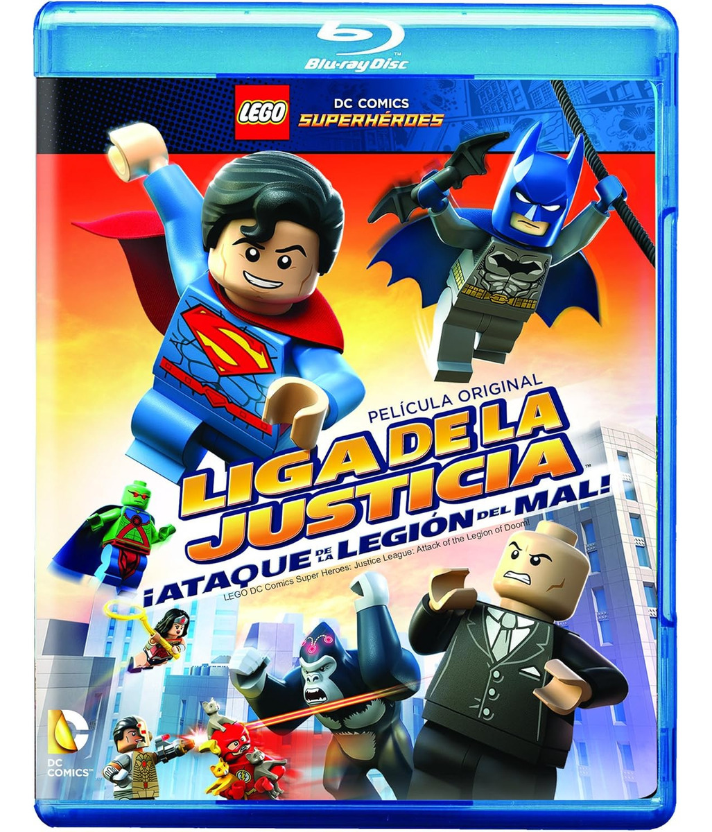 Lego Liga Justicia Ataque La Legion Del Mal Pelicula Blu-ray