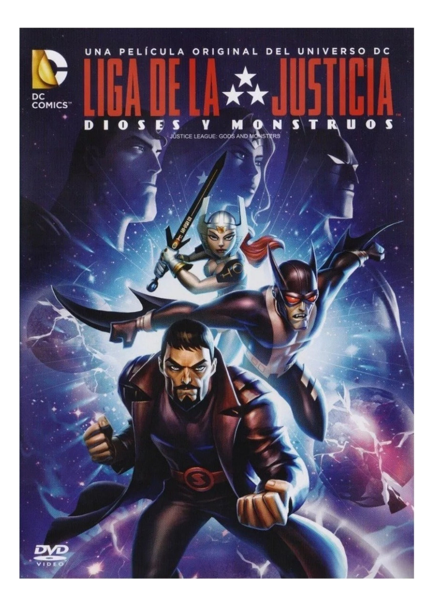 Dioses Y Monstruos Liga De La Justicia Gods Dc Pelicula Dvd