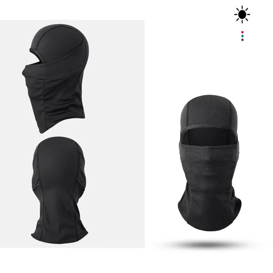 Pasamontañas gorro militar táctico bici máscara aire libre senderismo cabeza cálido bufanda negro