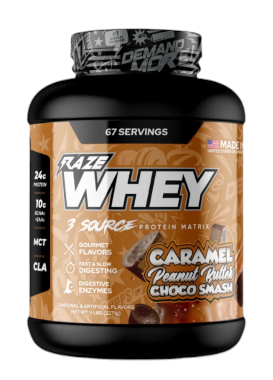 Proteina Raze Whey 5lb 67 Serv Chocolate Smash