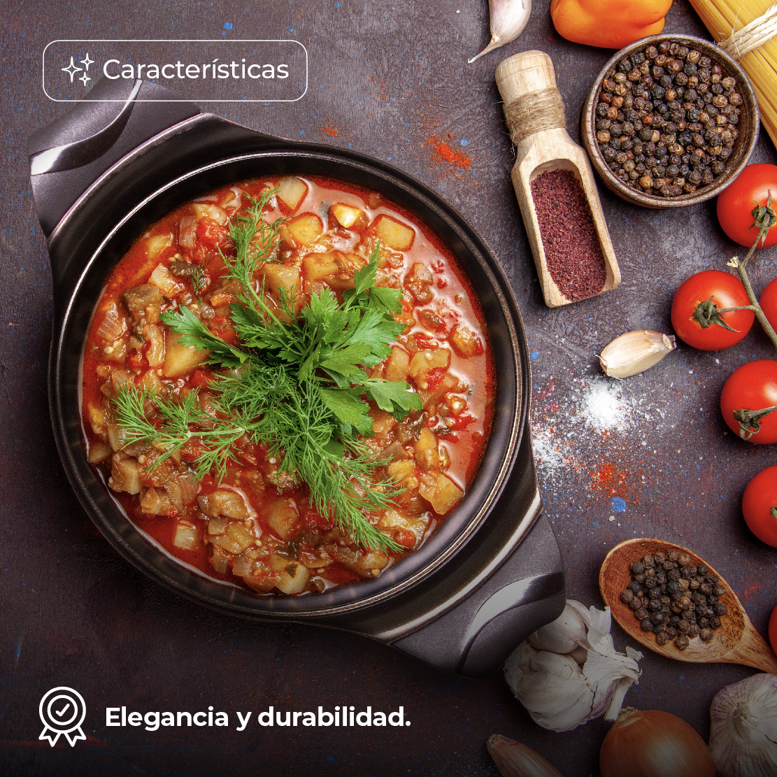 Olla De Cerámica Della 5 Capas Color Rosa 20cm