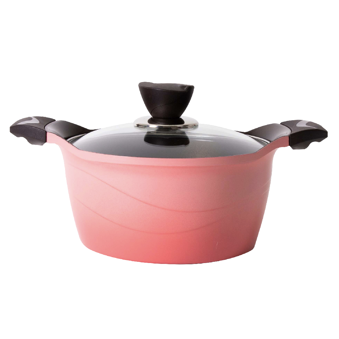 Olla De Cerámica Della 5 Capas Color Rosa 20cm