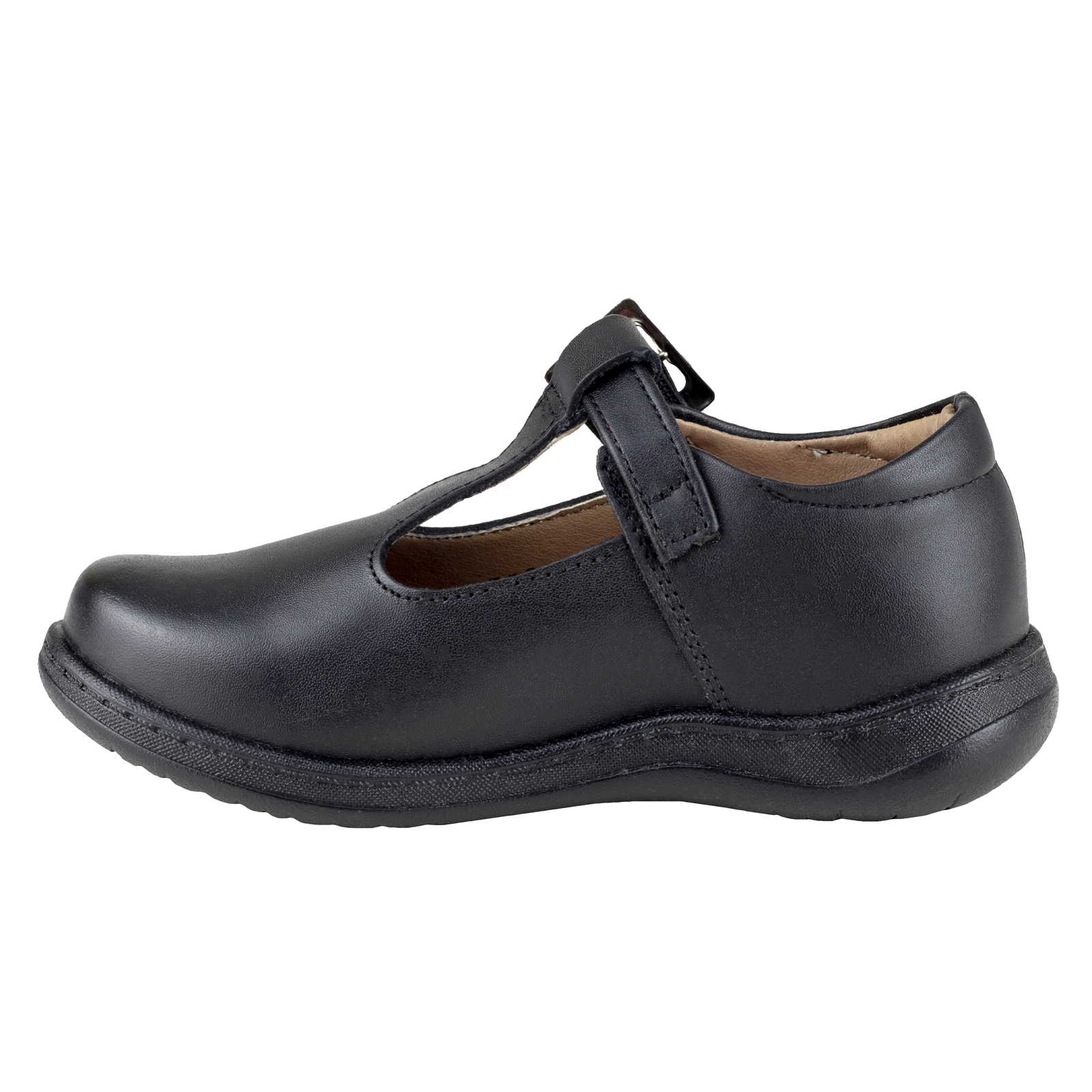 Zapatos Escolares Para Niña Vavito Clásicos 770013 Negro De Piel