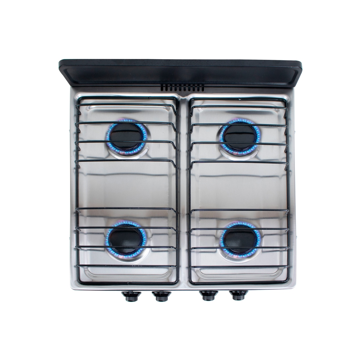 Parrilla de Gas Super Flama 4Q-TA 4 Quemadores Acero Inox ALBY10