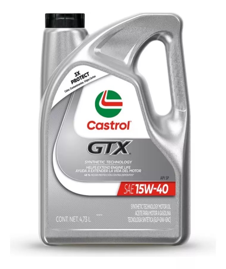 ACEITE CASTROL GTX SAE 15W-40 GARRAFA