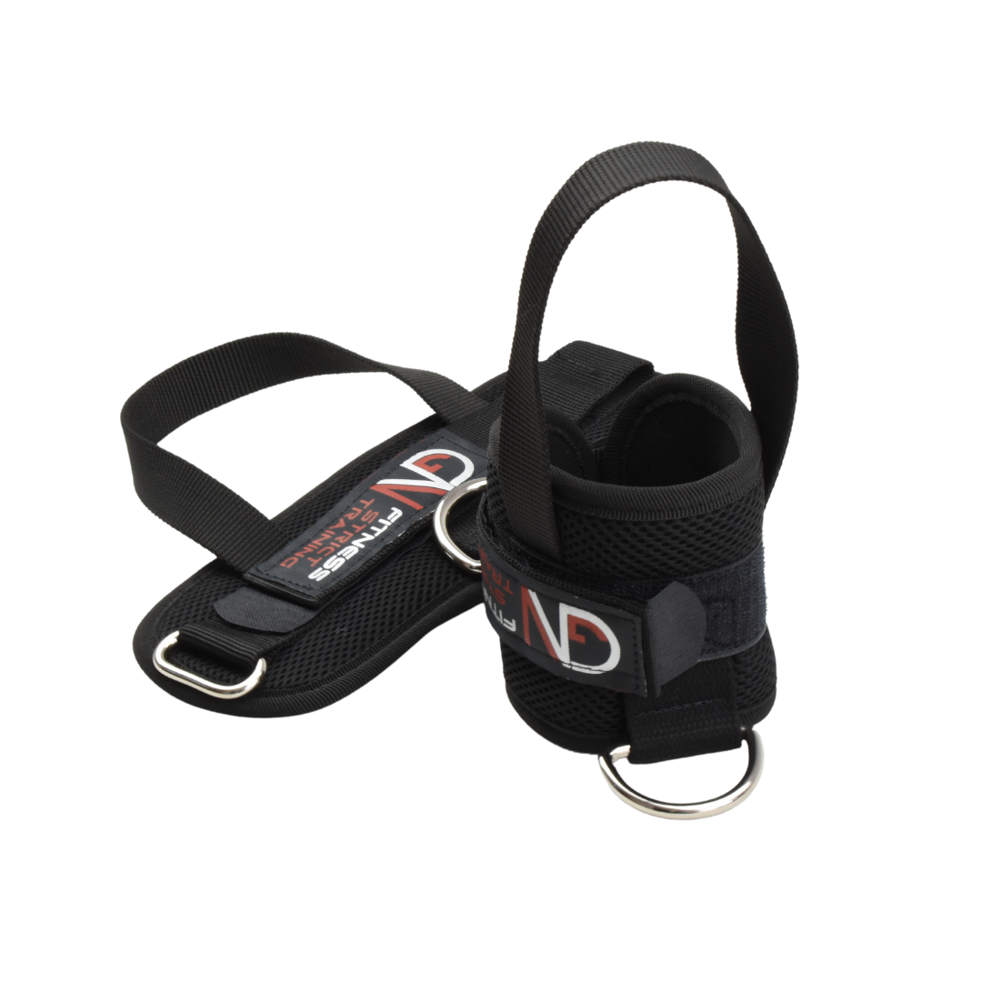 GN FITNESS - Grilletes para Tobillo Gym - Grilletes para Tobillo Gym Mujer y Hombre - Tobilleras Gym - Grilletes Gym - Correa de Tobillo para Gym - Grilletes con Talonera Argolla Ultrareforzada