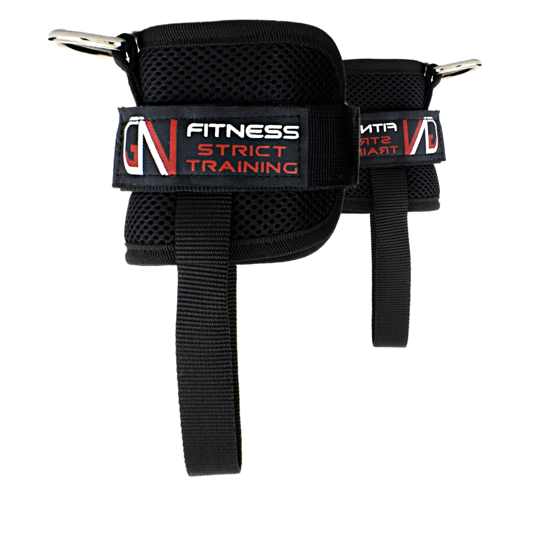 GN FITNESS - Grilletes para Tobillo Gym - Grilletes para Tobillo Gym Mujer y Hombre - Tobilleras Gym - Grilletes Gym - Correa de Tobillo para Gym - Grilletes con Talonera Argolla Ultrareforzada