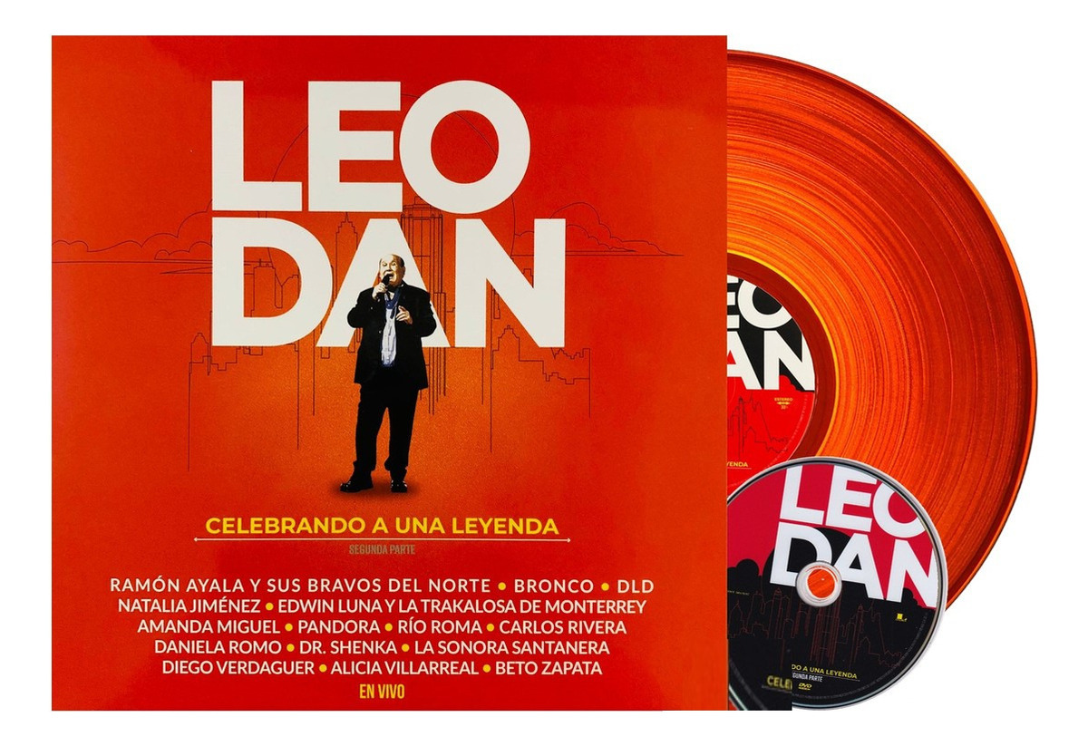 Leo Dan Celebrando Una Leyenda Parte 2 Orange Dvd + Lp Vinyl