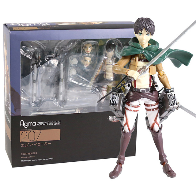 Eren Yeager Jaeger 207 Attack On Titan Shingeki Figma Figura