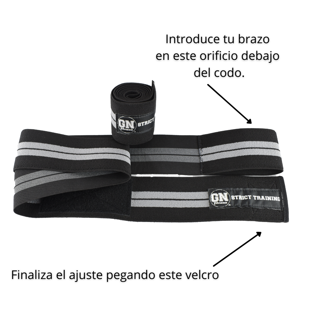 GN FITNESS - Coderas para gym - Coderas de compresion - Vendas de codo Gym -  Coderas Gym - Brinda soporte y estabilidad a la articulacion del codo - ADIOS AL DOLOR DURANTE EL ENTRENAMIENTO