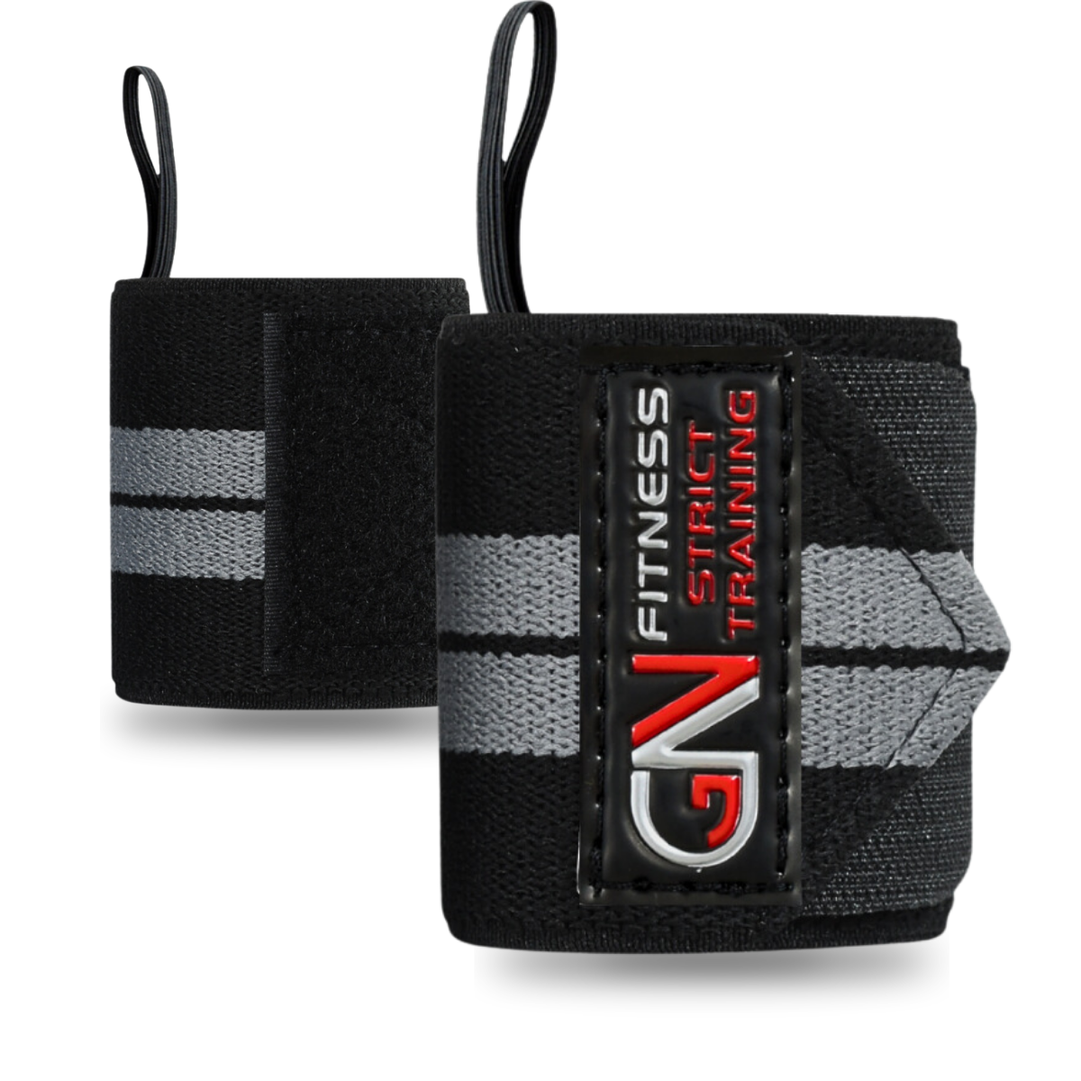 GN FITNESS - Muñequeras Para Gym - Wrist Wraps - Muñequeras Deportivas - Muñequera Deportiva - Muñequera Par - Muñequeras Crossfit - Muñequeras Powerlifting - Protege y estabiliza la articulación de tus muñecas