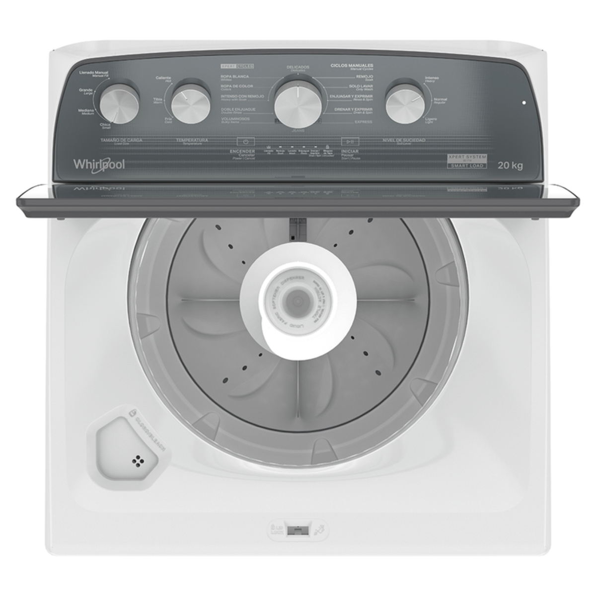 Lavadora Automática Whirlpool 8MWTW2024WJM 20KG Carga Superior Xpert System Blanca ALBY ENTREGA SÓLO VÁLIDA EN LA CIUDAD DE MÉXICO Y ZONA METROPOLITANA