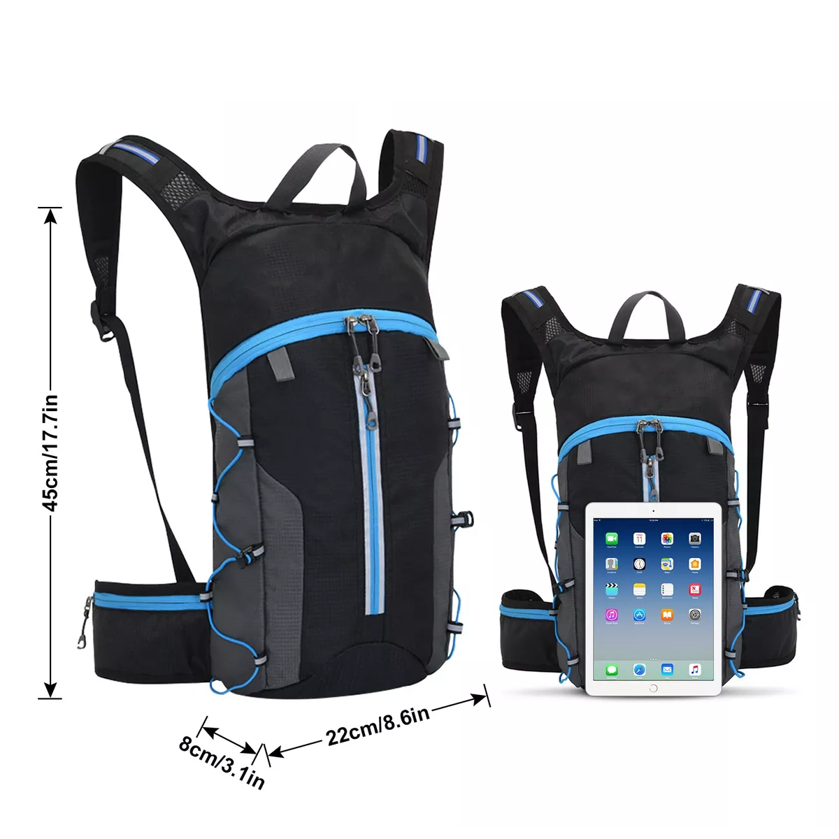 Mochila Hidratación Ciclismo Hiking Con 2 Bolsa De Agua 2l Estilo 2