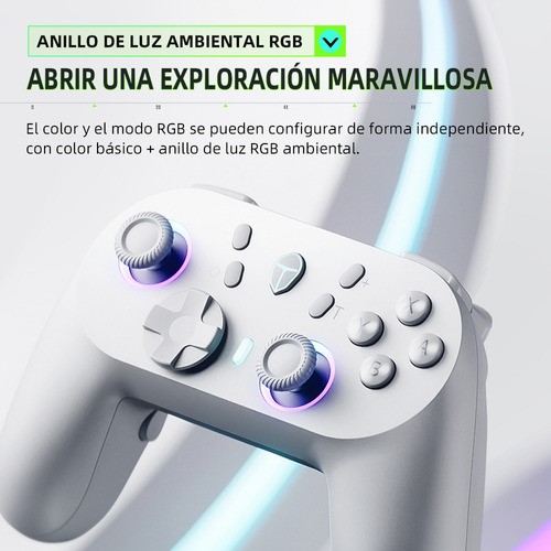Control Inalámbrico Thunderobot G45 Pro para Nintendo Switch Bluetooth Android BLANCO